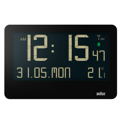Braun Watch Wall Digital Bc 14 Radio Black — image 1