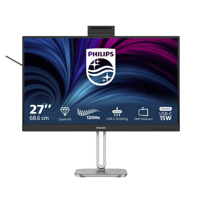 Philips Monitor TFT 27B2U4601H IPS 27'' 2560X1440 DP HDMI USB-C Webcam — image 1