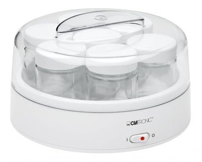 Clatronic Yogurtera, 7 Tarros (160ML), Cover Transparent White 15W Jm 3344 — image 1