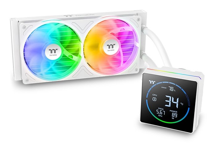 Thermaltake Refrigeración Líquida CPU K TH240-S V3 ARGB Sync Aio Snow Edition