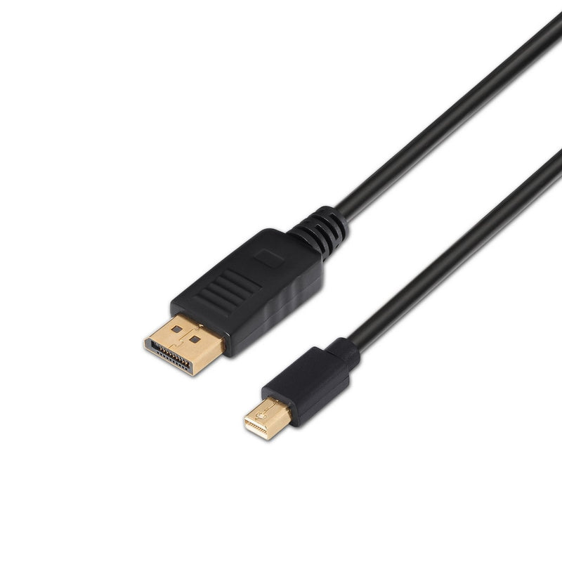 Aisens Cable Mini DP a DisplayPort V1.2 4K@60HZ - Mdp/M-dp/M - 2M - 4K - Black