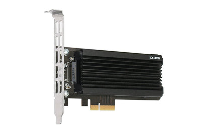 Adapter Icydock M.2 NVMe Drive SSD a Card Adaptadora PCIE With Calor — image 1