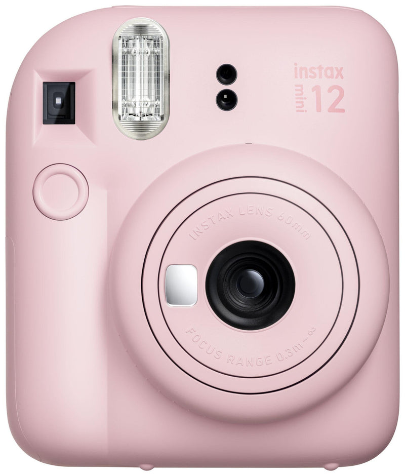 Fujifilm Instax Mini 12 Blossom Pink Camera Instant - Size Imagen 62X46MM - Flash Auto - Exposicion Automatica