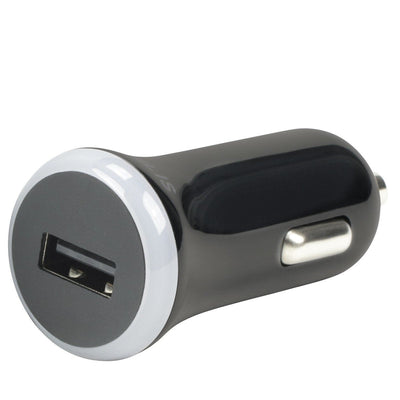 Mobilis 001280 Car Charger USB 2.0 Black Auto — image 1