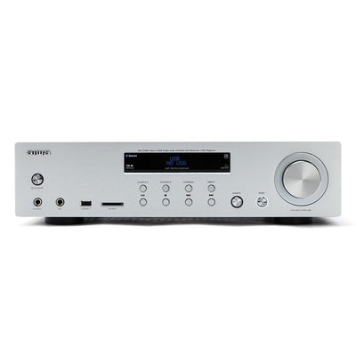 Aiwa Amplifier AMU-120BT Silver 2XCANALES/Chasis Metal/2XOUT 60W/Bt 5.0/USB/SD AMU-120BTSR — image 1