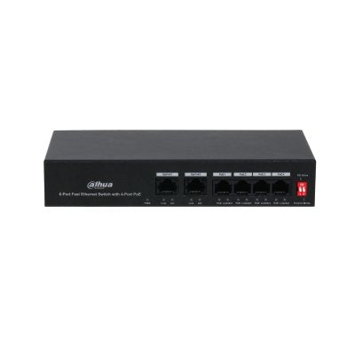 Switch Dahua Dh PFS3006 4ET 36 4 Ports Fast Ethernet 2 Ports Enlace Subida — image 1