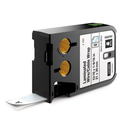 Dymo Xtl Vinyl 21X 39MM Negro-blanco 150 Mk — image 1