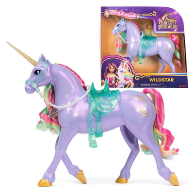 Spin Master Unicorn Academy - Unicorn Wildstar, Figure Toy 28CM Height With Melena And Cola Reales, Brida Remo — image 1