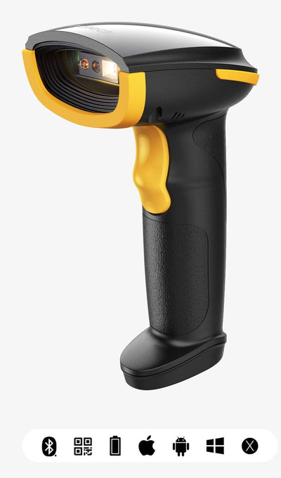 Inateck BCST-23 Reader Codes Barcodes Laptop 2D Cmos Black Yellow — image 1