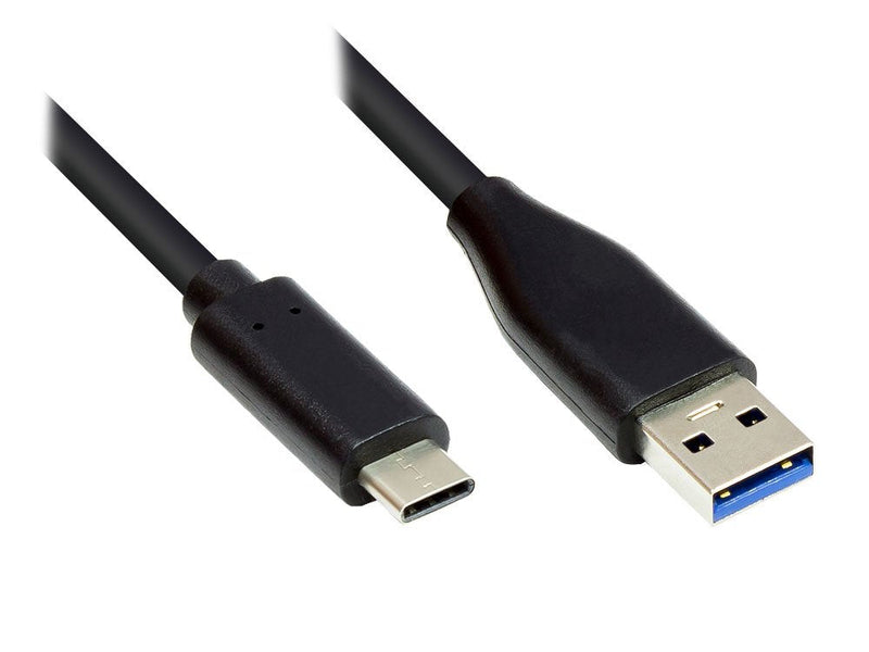 Good Connections Cable USB3.0A-USB-C Black 0,5M