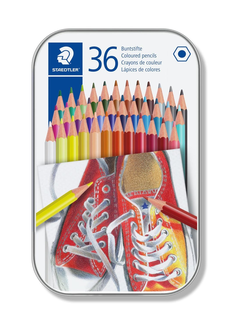 Staedtler Pencils Colours Hexagonales 36UDS