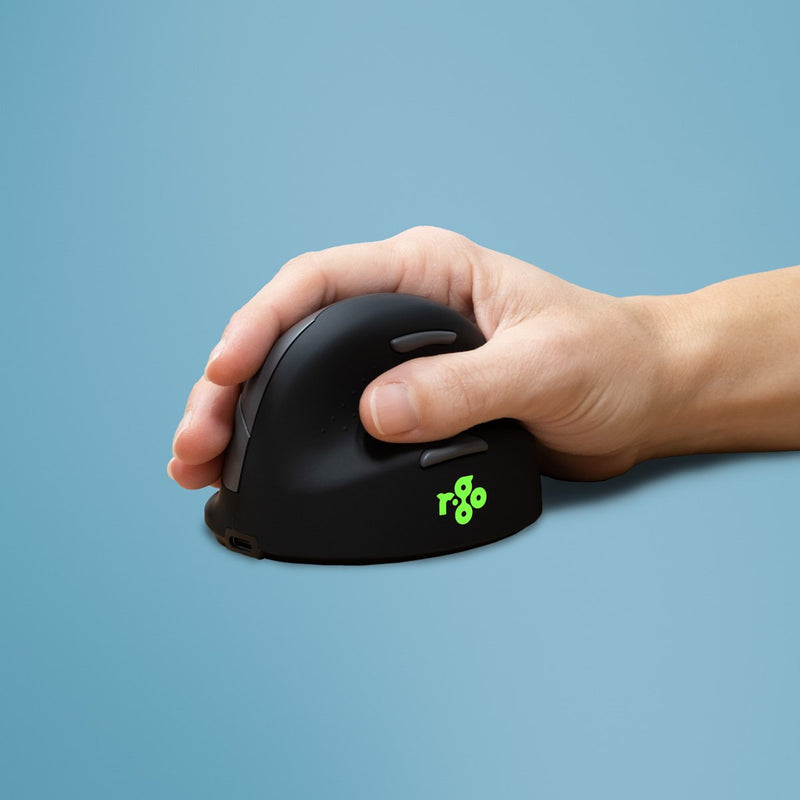 R-go Tools R-go He Break Mouse Ergonomico Mano Derecha Bluetooth 2400 DPI
