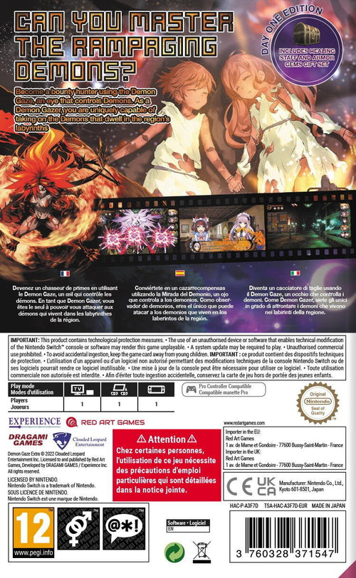 Set Demon Gaze Extra Switch — image 1