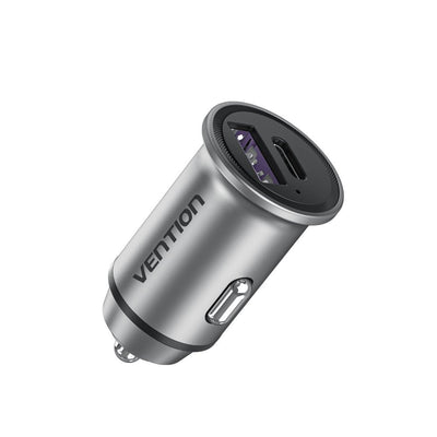 Vention Car Charger FFBH0 1x USB- Type-c 1x USB 20W — image 1