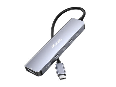 Equip Adapter Usb-c-hdmi 3x USB-C USB Pd 4K 60HZ 0.25M Alu. — image 1