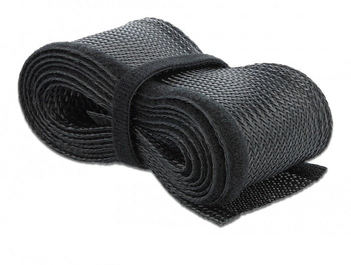 Case Trenzada With Closure Velcro 10M X 19MM Black