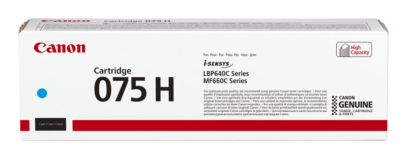 Canon Toner Cyan 075 Hc 6368C002 2500 Copias