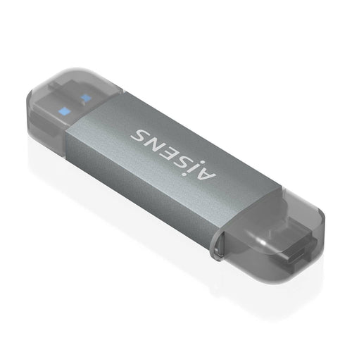 Aisens Card Reader External ASCR-2AC08-GR USB 3.1 — image 1