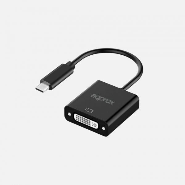 Approx Adapter USB-C Male a DVI Female