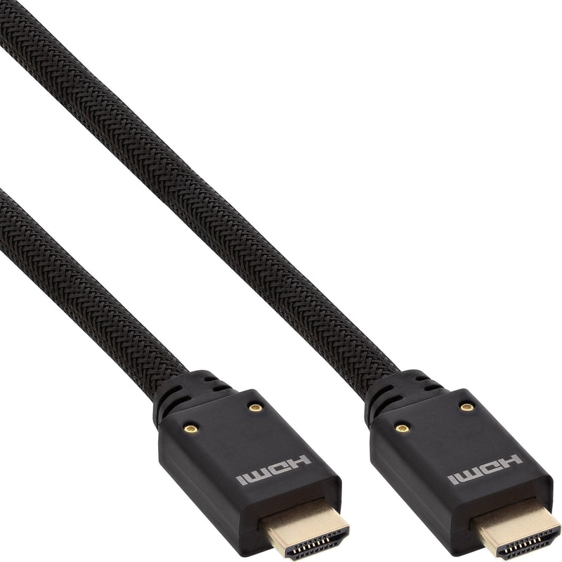 Inline HDMI Cable Activo With Ethernet, 4K2K, M/M, Black Contactos Dorados, 15M