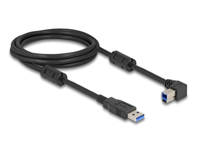 Delock USB 5Gbps Cable Type a Connector Male a Type B Connector Male 90° Izquierda Angulado 2M — image 1