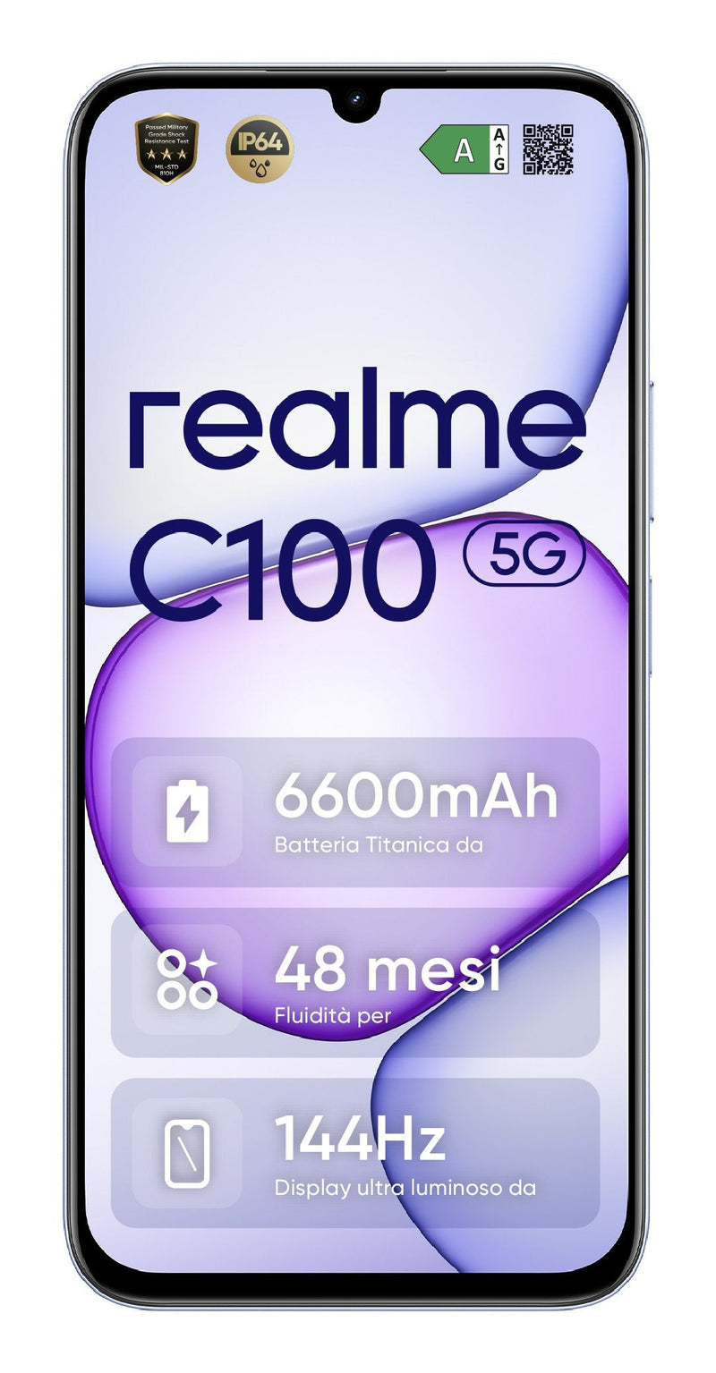 Realme Smartphone C100 4GB 256GB 6.8' 5G Purpura