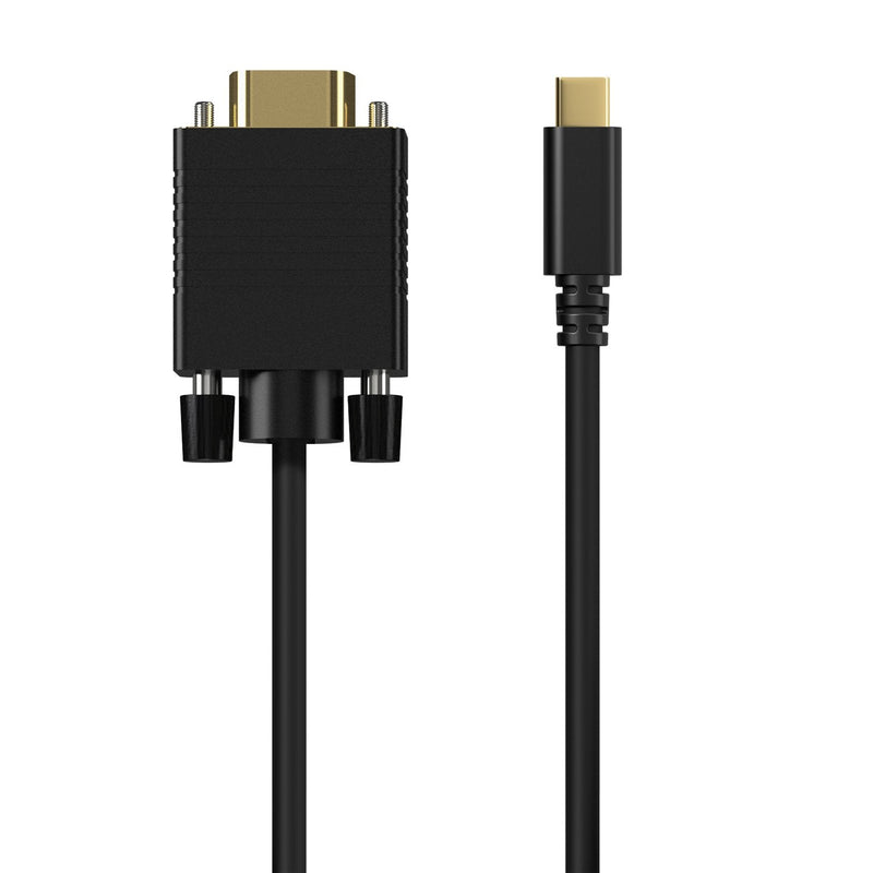 Aisens USB Cable -c a VGA - USB-C/M-HDB15/M - 1.80M - Black