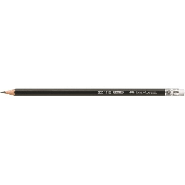Faber-castell Pencil 1112 With Gummitip Hb
