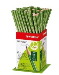 Stabilo Greengraph Expositor With 60 Pencils Graphite - Mina Hb 2.2MM - 100% Wood Cultivada Forma Sostenible - — image 1