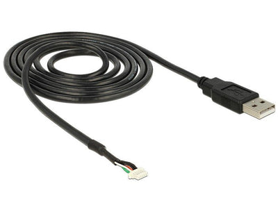 Delock USB Cable - Smt 5PIN 1.50M V5 Black — image 1
