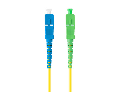 Lanberg Cable Fibre Optic 3M Mono Sc/Apc-sc/Upc Simplex G657A1 Lszh Yellow — image 1