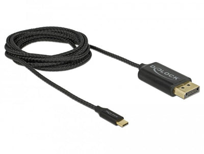 Delock USB Cable Type-c Male DisplayPort Male Dp-alt Mode 4K 60 HZ 2M — image 1