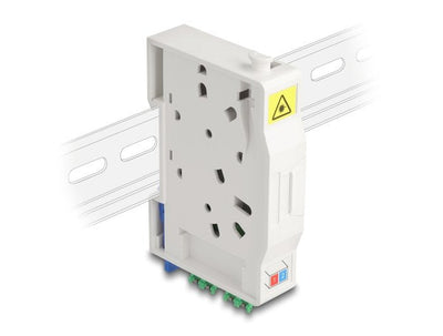 Delock 85936 Box Of Connection Fibre Optic Carril Din With Stand Empalme And 2 X Acoplador Lc Duplex — image 1