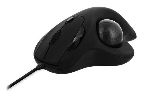 Tnb Mouse Ergo - Wired USB-A + USB-C Ergonomic Trackball Mouse - Black — image 1