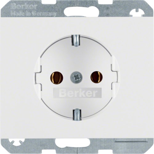 Berker 4715 70 09 Schuko Socket Power 16A K.1 Polarws With Steckkl.
