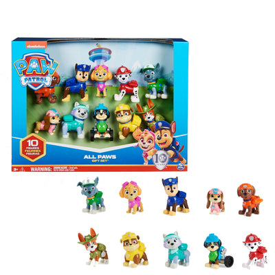 Spin Master Paw Patrol - Set Of Regalo Action Pack Pups, Figure Toy 10 Figuras Perros 6065255 — image 1