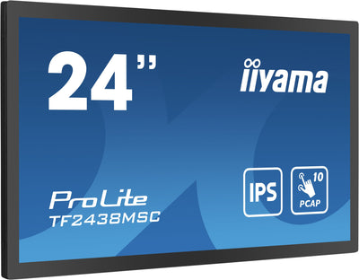 Iiyama 60.5CM 23,8 TF2438MSC-B1 16:9M-TOUCH HDMI + USB Spk Retail — image 1