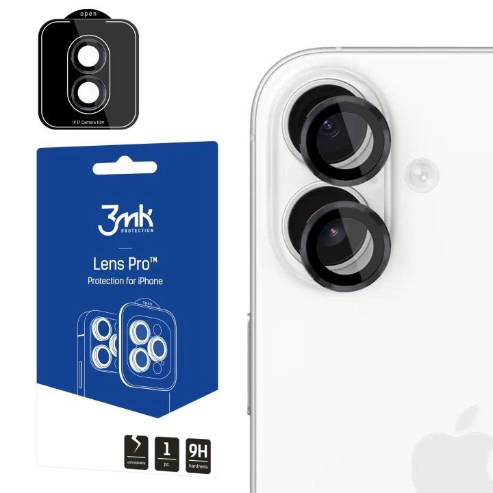 3MK Lens Protection Pro Black For Apple Iphone 17