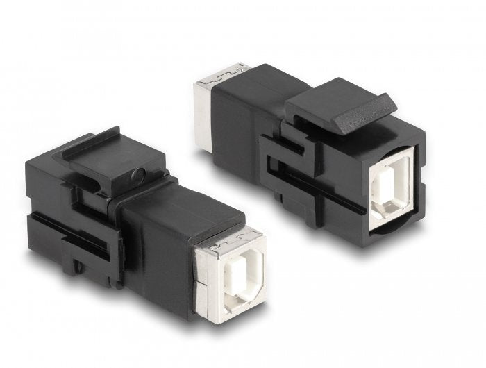 Keystone Modul USB 2.0 Typ-b Buchse Zu USB 2.0 Typ-b Buchse Black