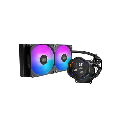 Cooler Master Refrigeracion Liquida CPU Masterliquid Core Nex Digital 240 ARGB Screen LED Digital 2,1 - Colour — image 1