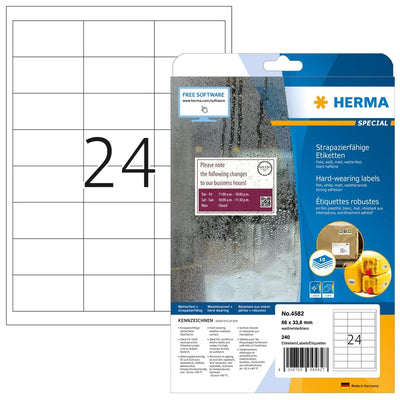 Herma 4582 Label Printer White Label Printer Self-adhesive — image 1