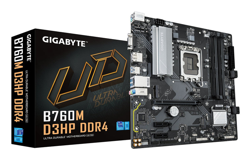 Gigabyte Motherboard B760M D3HP DDR4 Socket 1700 microATX