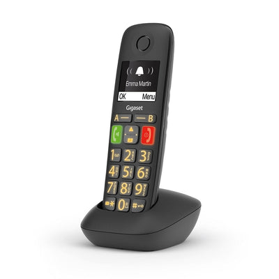 Gigaset E290HX, Phone Dect, Terminal Wireless Speaker 150 Entradas, Black — image 1