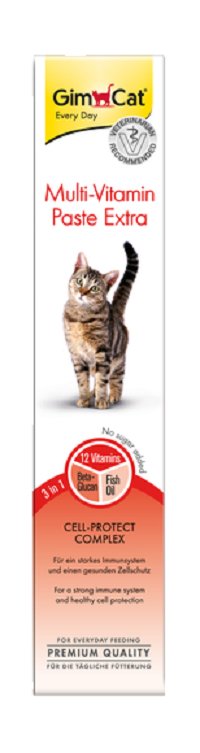 Gimcat Multi-vitamin Paste Extra – Premio Gatos – 50G — image 1