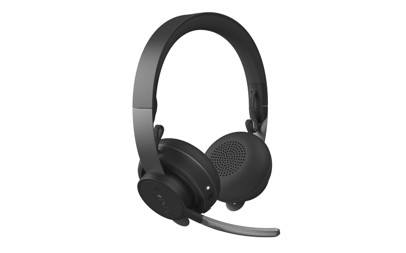 Logitech Headphones Inalámbricos Zone Wireless Msft With Microphone Bluetooth USB Black