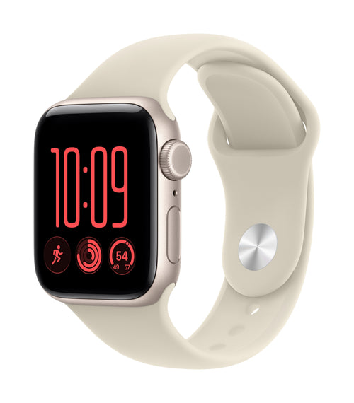 Apple Watch Se 3 GPS + Cellular 40MM Starlight Aluminium Case With Sand Sport Band - M L — image 1