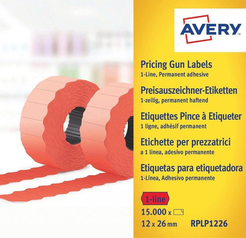 Avery Label Precio Red Zweckform RPLP1226 15.000 Labels