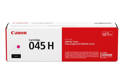 Canon Genuine Toner 045 H Large Capacity Magenta Imageclass LBP612, LBP613, MF633, MF635, I-sensys LBP611, LBP — image 1