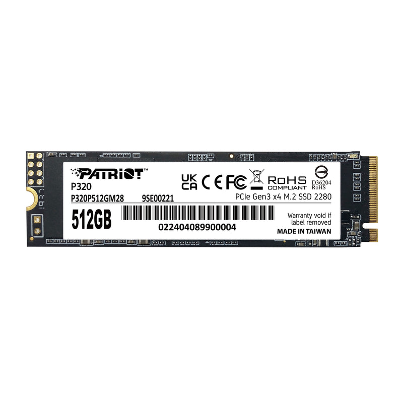 Patriot SSD Viper P320 M.2 PCI-EX4 NVMe 512GB 3GB/S