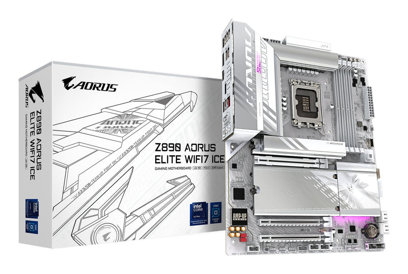 Gigabyte Motherboard Z890 a Elite WF7 Ice ATX 1851